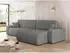 Mirjan24 Piano L Maxi Ecksofa mit Schlaffunktion und Bettkasten, L-Form (Piano L Maxi)
