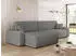 Mirjan24 Piano L Maxi Ecksofa mit Schlaffunktion und Bettkasten, L-Form (Piano L Maxi)