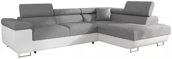 Mirjan24 Torezio Ecksofa L-Form mit Schlaffunktion und Bettkasten, 274x203cm (Torezio)