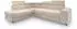 Masseno Alvoro L-S Ecksofa L-Form mit Schlaffunktion & Bettkasten, Bouclé, Creme, 253x190cm (ALVORO L-S QUELLE 02)