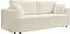 xonox.home Point Schlafsofa 3-Sitzer Webstoff Creme 250x95x99cm (001849022301)