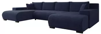 Mirjan24 Nojan U Wohnlandschaft Eckcouch Schlaffunktion Bettkasten U-Form 351x80x191cm (Nojan U)