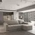 Masseno VOLIRA Ecksofa L-Form mit Schlaffunktion & Bettkasten, Beige (VOLIRA PAROS 02)