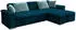 Mirjan24 Diana Premium Ecksofa mit Schlaffunktion und Bettkasten, Textil (Diana Premium)