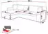 Mirjan24 Diana Premium Ecksofa mit Schlaffunktion und Bettkasten, Textil (Diana Premium)
