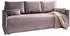 Masseno MESTOR Schlafsofa mit Bettkasten Kordstoff Lila (POSO 130)