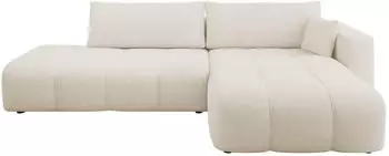 Mirjan24 Furyn O Ecksofa mit Schlaffunktion und Bettkasten, L-Form (Furyn O)