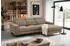 Mid.you Bolivia Ecksofa L-Form Cord, Beigebraun, Kaltschaum, 276x183cm (001849021405)