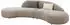 House Nordic Venice Sofa Stoff Beige 318x90x72cm