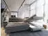 Masseno Selva R-S Ecksofa L-Form mit Schlaffunktion & Bettkasten, Velours, Braun, 275x202cm (SELVA R-S)