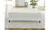 S-Style Möbel Wohnlandschaft Lars mit Hocker, Bouclé, weiß, U-Form, 310x81cm