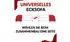 MKS Meble Umbria L Ecksofa mit Schlaffunktion und Bettkasten, Hellgrau Bouclé