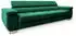 Masseno Mosine Schlafsofa Velours-Stoff Grün 281x87x98cm (MOSINE MONOLITH 37)