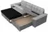 Mirjan24 Diana Premium Ecksofa Schlaffunktion Textil 5-Sitzer (Diana Premium)