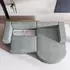 Masseno Sorela P R-S Ecksofa L-Form mit Schlaffunktion & Bettkasten, Kordstoff, Hellgrau (SORELA P R-S POSO 55)