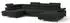 Masseno Rubano L-S Ecksofa U-Form mit Schlaffunktion & Bettkasten, Schwarz (RUBANO L-S MONOLITH 95)