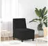 vidaXL Modulares Sofa ohne Armlehnen Samt Schwarz 55cm