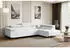 ALTDECOR GUSA-L Ecksofa mit Schlaffunktion und Bettkasten, Bouclé Weiß, L-Form, 272x202cm