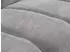 Beautysofa Volare 3-Sitzer Sofa Chenille Storm, schwarze Metallbeine