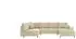 S-Style Möbel Trygve Wohnlandschaft Chenille Beige U-Form 310x81cm (Trygve)