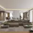 Masseno Velora R-S Wohnlandschaft U-Form mit Schlaffunktion & Bettkasten, Beige (VELORA R-S MONOLITH 09)
