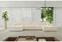 ALTDECOR IREA-U2-v2 Wohnlandschaft U-Form Textil Beige 386x165x80cm