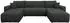 Mirjan24 Furyn U Ecksofa mit Schlaffunktion und Bettkasten, U-Form, 312x82x145cm