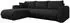 Mirjan24 Eliwo Cord Ecksofa L-Form mit Schlaffunktion und Bettkasten (Eliwo)