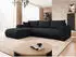 Mirjan24 Eliwo Cord Ecksofa L-Form mit Schlaffunktion und Bettkasten (Eliwo)