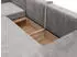 Mirjan24 Eliwo Cord Ecksofa L-Form mit Schlaffunktion und Bettkasten (Eliwo)