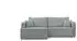 Selsey Kassian Ecksofa mit Schlaffunktion & Bettkasten, Hellgrau, Ottomane links (227x147cm)
