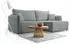 Selsey Kassian Ecksofa mit Schlaffunktion & Bettkasten, Hellgrau, Ottomane links (227x147cm)