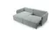 Selsey Kassian Ecksofa mit Schlaffunktion & Bettkasten, Hellgrau, Ottomane links (227x147cm)