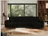 MKS Meble Axel U Ecksofa U-Form mit Schlaffunktion, Boucle Schwarz, Metallbeine