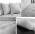 Mirjan24 Bergen Premium Ecksofa U-Form Schlaffunktion, Textil, Creme (Bergen Premium)