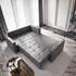 Masseno Lireno R-S Ecksofa L-Form mit Schlaffunktion & Bettkasten, Rosa, 220x153cm (LIRENO R-S KRONOS 27)