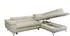 MKS Meble Peter L Ecksofa L-Form Beige Bouclé, Schlaffunktion, Bettkasten, Kopfstützen (273x208cm)