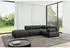ALTDECOR Felto-L1 Ecksofa L-Form 5-Sitzer Velours Schwarz 285x190cm (Felto-L1)