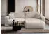 Lookway Move Ecksofa mit Schlaffunktion und Bettkasten, Textil Creme, 247x143cm (800001289521)