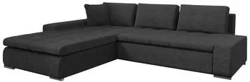 Mirjan24 Orkan Ecksofa mit Schlaffunktion und Bettkasten, L-Form (Orkan)