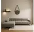 Domo Polstermöbel Trento Ecksofa L-Form, 100% Polyester, Grau (Stone), 287x175cm