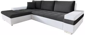 Mirjan24 Bangkok Mini Ecksofa L-Form mit Schlaffunktion und Bettkasten