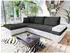 Mirjan24 Bangkok Mini Ecksofa L-Form mit Schlaffunktion und Bettkasten