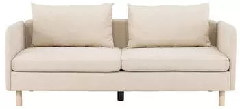 Venture Home Zero 3-Sitzer Sofa, Polyester, Beige (197cm)