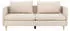 Venture Home Zero 3-Sitzer Sofa, Polyester, Beige (197cm)