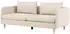 Venture Home Zero 3-Sitzer Sofa, Polyester, Beige (197cm)