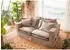 Massivmoebel24 Kingston Hussensofa 2-Sitzer Polyester beige 196x108x76cm (68-920-100-0200)