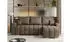 MKS Meble Kirasso L Ecksofa mit Schlaffunktion und Bettkasten, Braun Velvet (Kirasso L)
