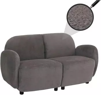 MCW MCW-P33 2-Sitzer Sofa Chenille 330g/m&sup2; hellgrau (100215)