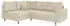 S-Style Möbel Trygve Ecksofa Chenille Beige, Ottomane links, 231x81cm